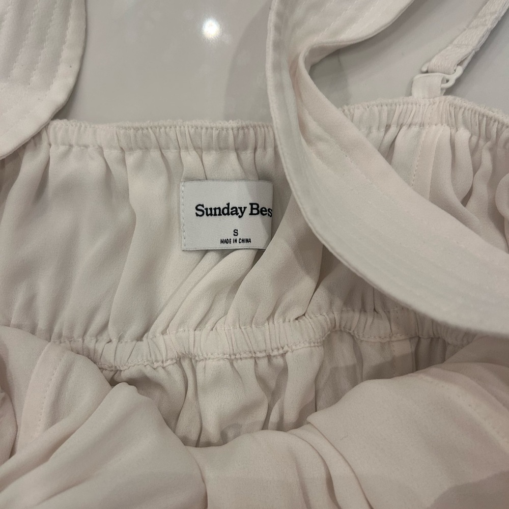 Aritzia Martine White Poplin Dress - Picture 5 of 5